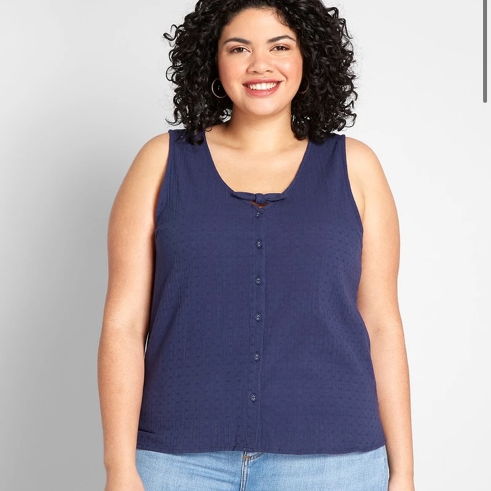 Polished Touch Sleeveless Top by ModCloth NWT